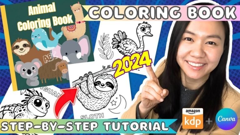 How to Make a Coloring Book to Sell on Amazon