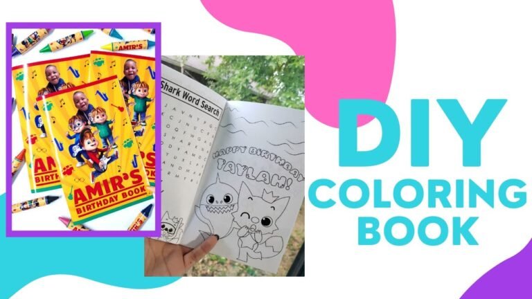 How to Make a Custom Coloring Book