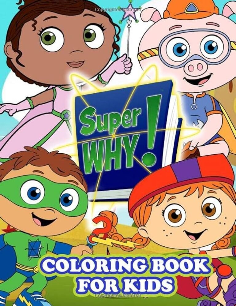 Super Why Coloring Book