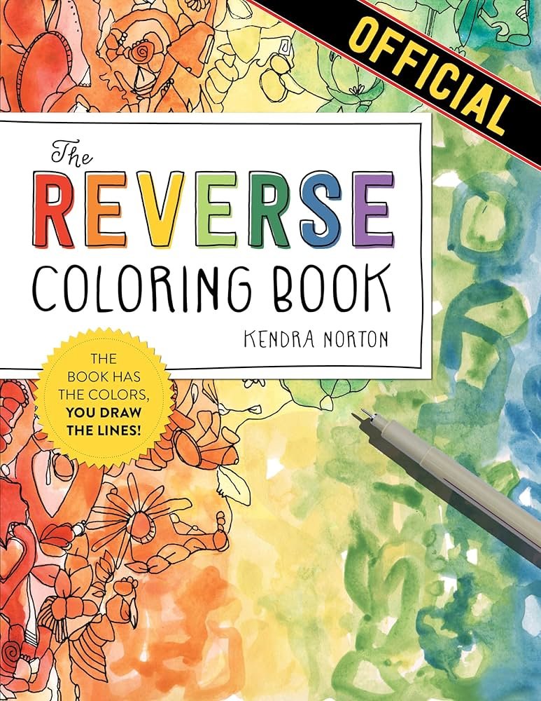 What is a Reverse Coloring Book